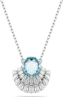 Produktbild von Swarovski Idyllia Anhänger, Muschel, Blau, Rhodiniert