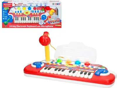 Image de Bontempi Orgue Électronique Avec 24 Touches Micro Lumières Et Son One Size