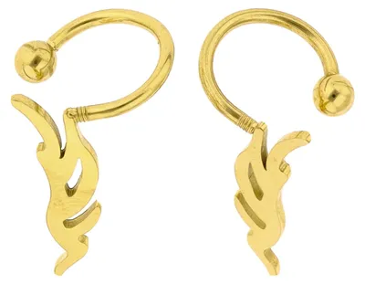 Image de Boucles d'oreilles pour femmes NAHIMA - Or. Taille unique