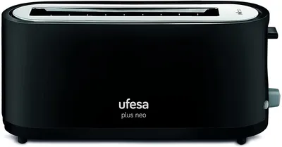 Produktbild von Ufesa TT7465 PLUS NEO, 2 Scheibe(n), Schwarz, Tasten, Drehregler, 900 W, 393 mm, 127 mm
