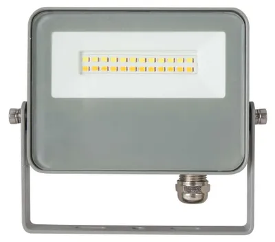Produktbild von Sky 10W LED-Außenstrahler mit 3000K/4000K/5000K, 115° Farbtemperaturregelung, mattsilberne Oberfläche - Beneito & Faure