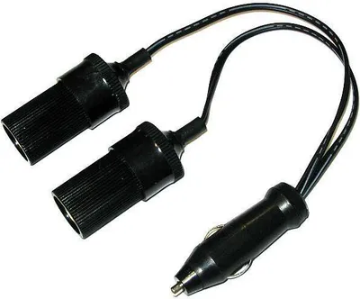 Produktbild von 12V Kfz Zigarettenanzünder-Verteiler 2fach 20cm YH6626