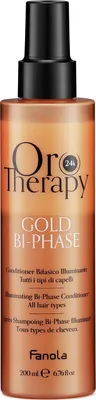 Image de Fanola - Oro Therapy 24K Gold Bi-Phase Conditioner - Nourishing No-Rinse Spray Conditioner 200ml