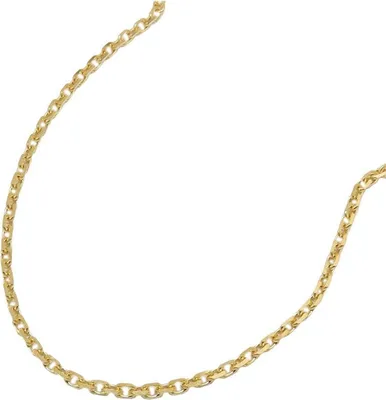 Produktbild von Armband 1,3mm Ankerkette diamantiert 14Kt GOLD