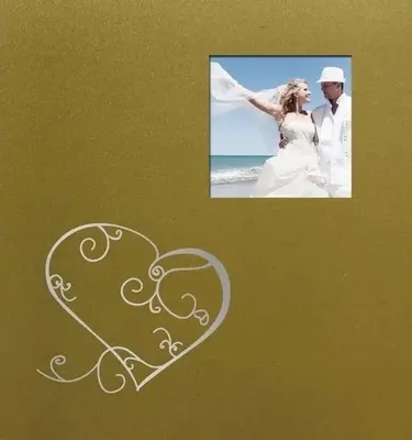 Immagine prodotto di Album fotografico 10x15 200 foto matrimonio Love 2 oro