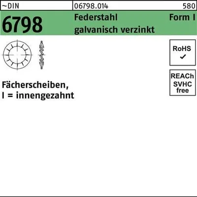 Produktbild von Reyher  6798i Faecherscheiben 28 mm verzinkt (100 Stück)