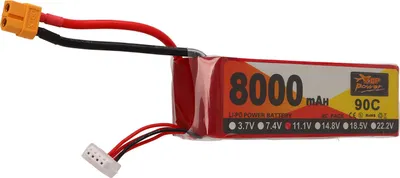 Zdjęcie produktu dla Akumulator Lipo 8000 mAh 11,1 V 3S 90C RC ze złączem XT60 do quadkoptera wyścigowego QAV250