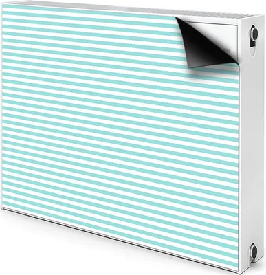 Obrázek produktu pro Magnetické panely Kryt radiátoru Kryt radiátoru 80x60 cm - Minimalistický, linie