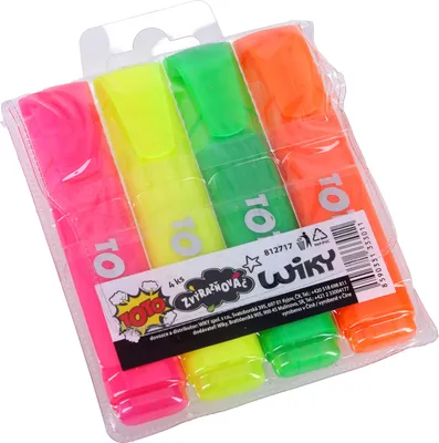 Produktbild von Textmarker, stark, 4er-Set
