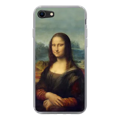 Produktbild von MuchoWow® Handyhülle Schutzhülle Hülle für iPhone SE 2022 Mona Lisa - Da Vinci - Gemälde Silikon Softcase Handy Hülle - Schutzhülle