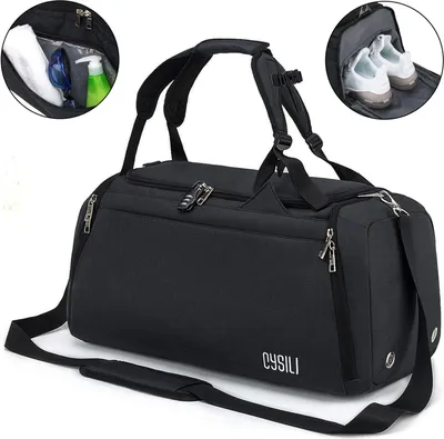 Produktbild von STILVORA 3 in 1 42L Reisetaschen Herr/Damen mit Schuhfach,groß Sporttasche mit nassfsch,Handtaschen Trainingstasche mit kleinem Zahlenschloss,Wasserdichtes und strapazierfähiges Oxford Stoff