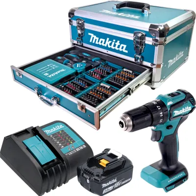 Zdjęcie produktu dla Akumulatorowa wiertarko-wkrętarka udarowa Makita DHP 483 Z 18 V 40 Nm Brushless Solo - bez akumulatora, bez ładowarki