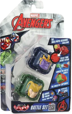 Produktbild von Battle Cubes Marvel The Avengers Thanos und Loki Blister