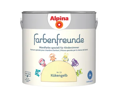 Produktbild von Alpina Farbenfreunde Nr. 23 Kükengelb 2,5 Liter matt