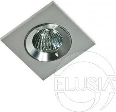 Produktbild von Aluminium Einbaustrahler Pablo, 8,5x8,5x1,5cm, Ø 6cm, GU10/MR16, max. 50W, IP54