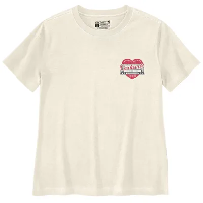 Produktbild von Carhartt 107534 Irvine Relaxed Heritage Heart T-Shirt  Eggshell XS