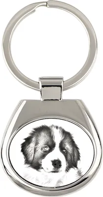 Zdjęcie produktu dla Tornjak, Bośniacko-chorwacki pies pasterski - brelok do kluczy z psem, breloczek z nadrukiem, personalizowana przywieszka marki Art-Dog