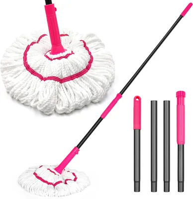 Produktbild von Bodenwischer 140 cm, für Böden, Baumwollkopf 45 cm, Doppelanwendung