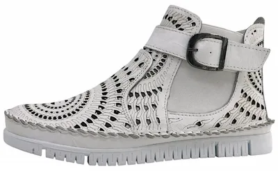 Produktbild von Gemini  Damenschuhe Stiefeletten Weiß Freizeit, Schuhgröße:39 EU