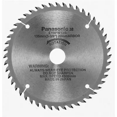 Image de Lame Bois pour Scie Circulaire Ey45A2L - 135x20 mm/48 dents - D-Work
