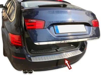 Für BMW 5er F11 Touring ab 2010-2017 Ladekantenschutz MATT mit Abkantung in der Farbe von Recambo e.K.
