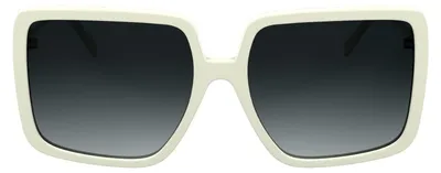 Produktbild von KARL LAGERFELD Women's Sunglasses KL6187S - White with Gradient Grey Lens