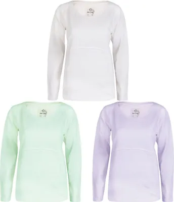 Produktbild von GIN TONIC Damen Longsleeve Langarm Shirt Rundhals, Größe:L, Farbe:Moonlight Jade