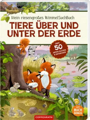 Produktbild von Mein riesengroßes WimmelSuchBuch: Tiere über und unter der Erde