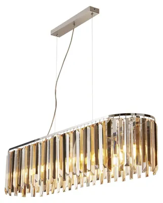 Obrázok produktu pre Závesné svietidlo, kryštály, sklo, chróm, H 150 cm, CLARISSA