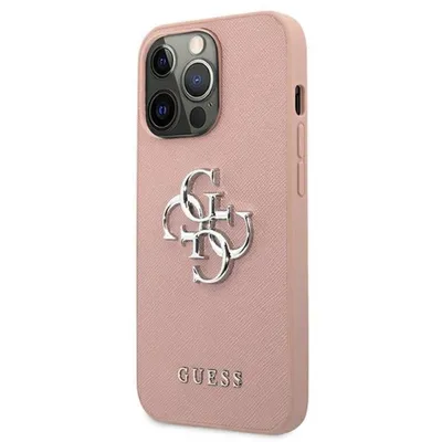 Produktbild von Guess iPhone 13 Pro Hardcase - Big 4G Logo - Pink