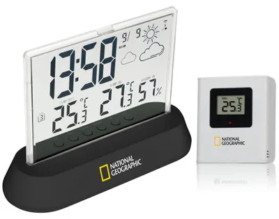 Produktbild von National Geographic 9070300 Wetterstationsanzeige Schwarz Schwarz One Size