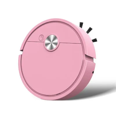 Produktbild von Saugroboter 4000 Pa, 3-in-1, kabellos, USB-aufladbar, Wischen, Saugen & Kehren, bis zu 2,5 Std. Laufzeit – Pink