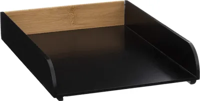 Produktbild von Ablagebox für Dokumente aus MDF-Platte schwarz
