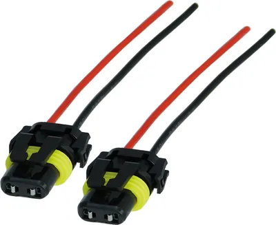 Produktbild von 2x HB3 HB4 Stecker Fassung Sockel Lampenfassung Lampensockel Lampenstecker 9005 9006 P20d P22d mit Kabel