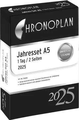 Produktbild von CHRONOPLAN Jahresset 2025 DIN A5