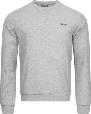 Produktbild von Jeep Herren Rundhals-Sweatshirt Grau