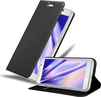 Produktbild von Cadorabo Handyhülle für Samsung Galaxy NOTE 5 Schutz Hülle in Schwarz Cover Etui Book Case Booklet