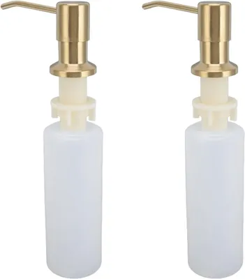 Produktbild von Seifenspender 300 ml, 2 Stücke, Edelstahl Gold, für Küche