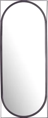 Zdjęcie produktu dla WOHNLING Lustro ścienne Lustro do przedpokoju Prostokątne Lustro metalowe 91 cm Lustro wiszące