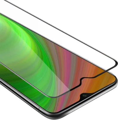 Produktbild von Cadorabo Panzerfolie für OnePlus 6T Schutzfolie in Schwarz Vollbild Folie Tempered Display Schutzglas