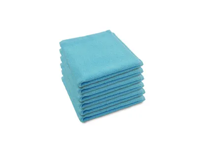 Produktbild von Seiftücher 30x30 cm Set 6 Stück ca. 500 g/m² türkis