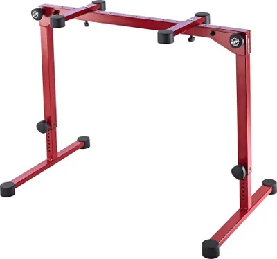 Produktbild von Konig & Meyer 18820 Pro Zusammenlegbarer Keyboardständer Ruby Red