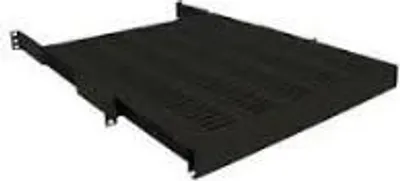 Produktbild von LogiLink 48,30cm (19") Fachboden, 1 HE, ausziehbar (T)800 mm, schwarz (RAL9005), für LogiLink Netzwerk-/Serverschränke,
