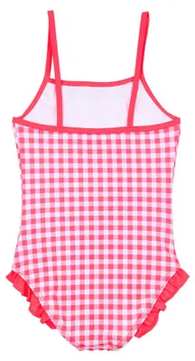 Produktbild von Disney Minnie Mouse Mädchen Badeanzug Kinder, Farbe:Rot, Größe:104