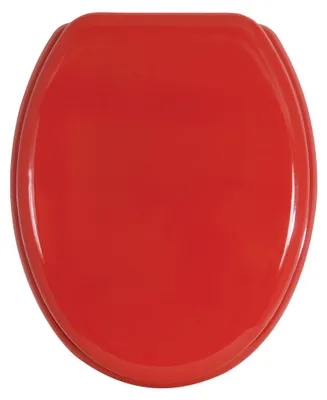 Produktbild von MSV 3700703993414, Verlängert, Harter Toilettensitz, Rot, MDF-Platten, 365 mm, 425 mm