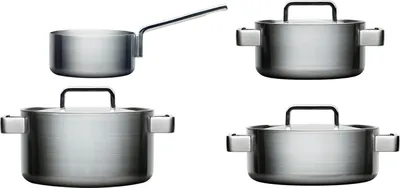 Produktbild von Iittala Tools Topfset - Gebürsteter Edelstahl - 4-delig