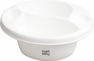 Produktbild von Hylat Baby Waschschüssel Baby für Wickeltisch, 3 Kammern, für Baby ab 0 Monaten