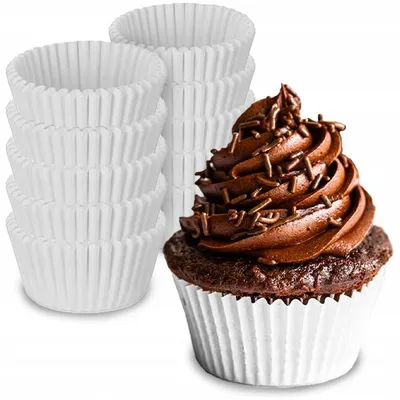 Produktbild von Tamipol Weiße Papier-Muffinformen 200 Stück 50x32mm