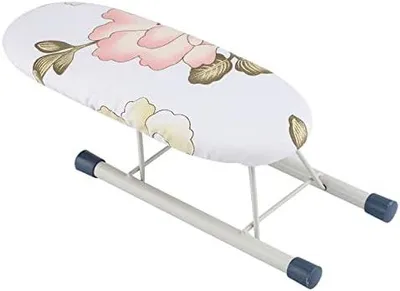Imagen del producto de Tabla de planchar compacta, de 60 x 30 cm, plegable, ideal para usar en casa y de viaje