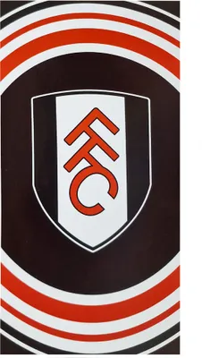 Image de Fulham FC - Serviette de bain, Puls TA12663 (Taille unique) (Rouge/Blanc/Noir)